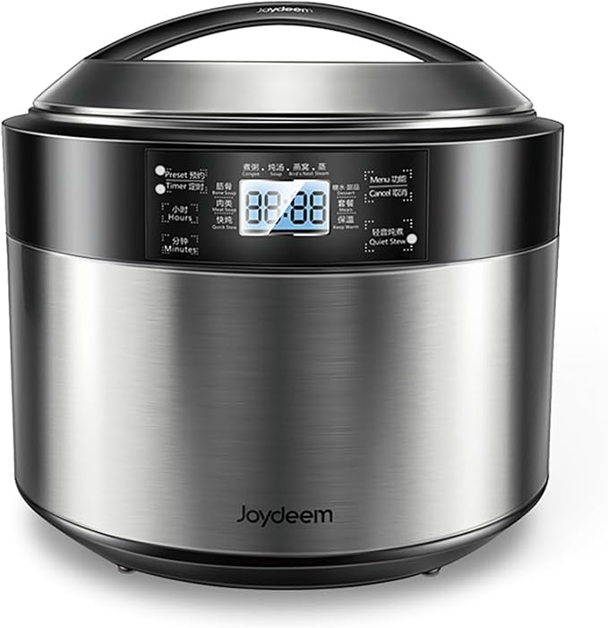 Joydeem Electric Stew Pot, 8.5Qt Stainless Steel Inner Pot by JOYDEEM