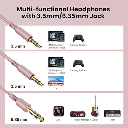OneOdio Wired Over Ear Headphones Studio Monitor & Mixing DJ Stereo Headsets - Image 3
