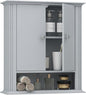 Wall Mounted Bathroom Cabinet Wooden Storage Cabinet by UYIHOME