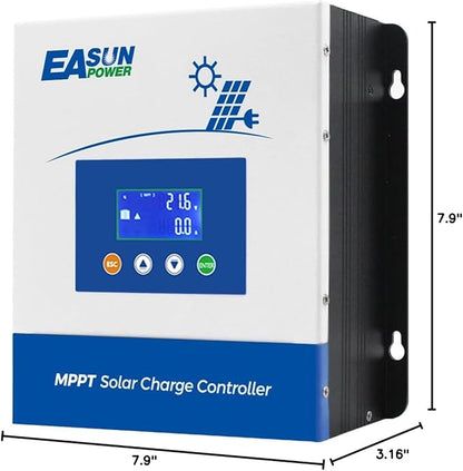POWLAND 60A MPPT Solar Charge Controller, 12V/24V/36V/48V Auto, Max Input 150V - Image 9