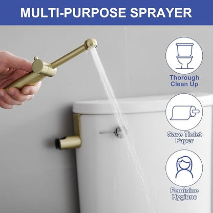 Handheld Bidet Sprayer for Toilet, Handheld Sprayer Attachment for Toilet - Image 4