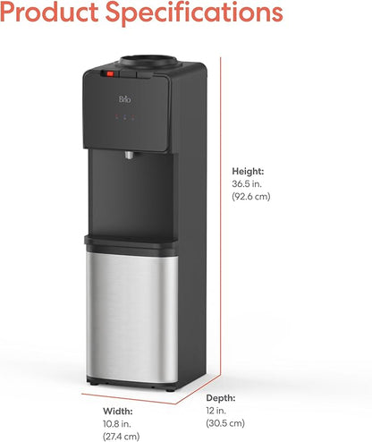 Brio 130SS Series Bottom Load Water Cooler Dispenser - Image 7