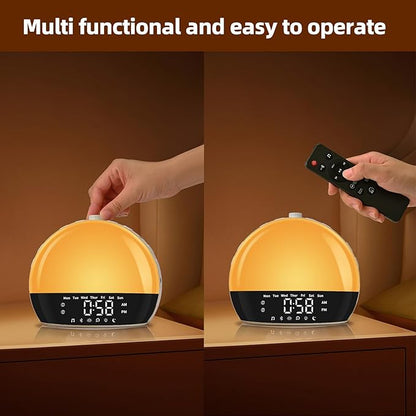 Risop Wake Up Light Sunrise Alarm Clock - Image 9
