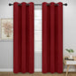 Easy-Going Blackout Curtains for Bedroom, Solid Thermal Insulated Grommet and by Easy-Going