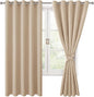 Hiasan Blackout Curtains for Bedroom, 60 x 63 Inches Length by Hiasan