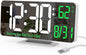 KOSUMOSU Alarm Clock for Bedroom, 6.7" Led Desk Digital Clock, Mirror Clock by KOSUMOSUTECHNOLOGY