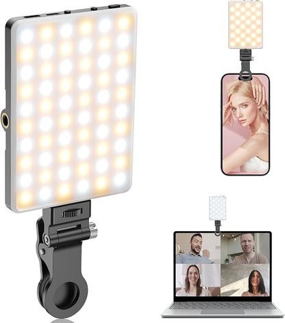 TONEOF Portable Selfie Light, Rechargable 60 LED PhoneLight by TONEOF