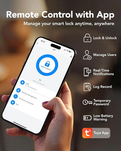 Devo G3 Fingerprint Smart Door Lock, Keyless Entry Door Lock, App Control - Image 4
