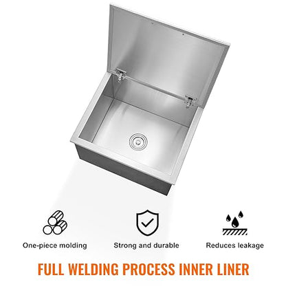 VEVOR Drop in Ice Chest, Commercial Ice Bin - Image 4