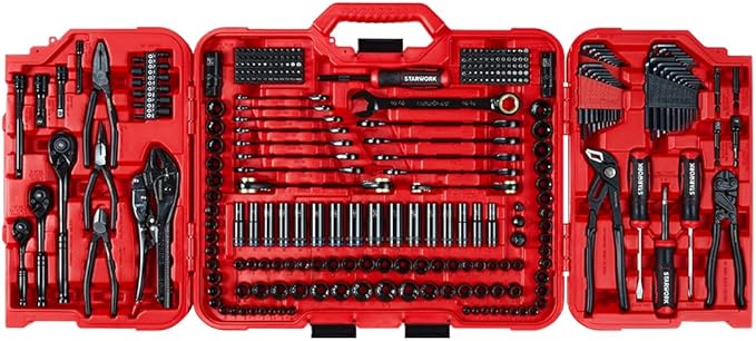 STARWORK TRUE MECHANIC 312-Piece Mechanics Tool Set and Socket Set, Professional - Image 2