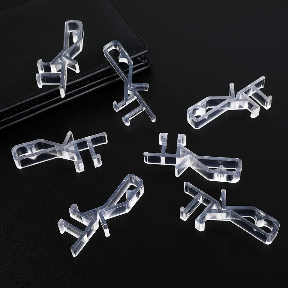 1-7/8inch Hidden Channel Valance Clips for The Valance with a Groove in The Back (12pcs)