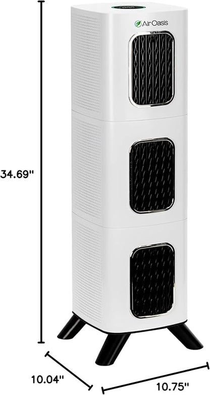 Air Oasis iAdaptAir 2.0 H13 HEPA Filter Air Purifier Reduces 99% of Viruses - Image 10