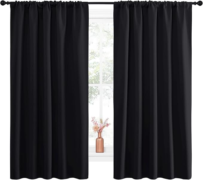 NICETOWN Black Out Window Curtains - Image 2