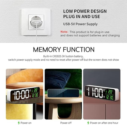 Digital Clock Large Display, Alarm Clock - Image 7