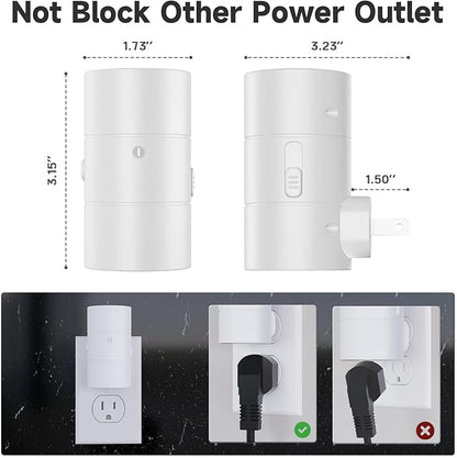 NIORSUN Night Lights Plug into Wall, Dimmable - Image 5
