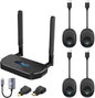 Wireless Hdmi Transmitter and Receiver 4k. One Receiver and Four Transmitter by POFAN