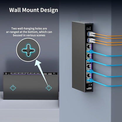 10 Port 2.5Gb Unmanaged Ethernet Switch - Image 7