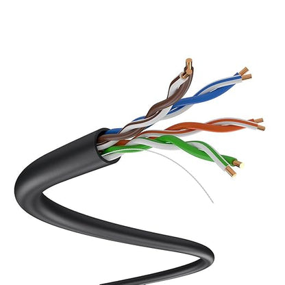 SolidLink CAT5e Ethernet Cable 1000ft – 24AWG Solid CCA UTP Unshielded CAT 5e - Image 2