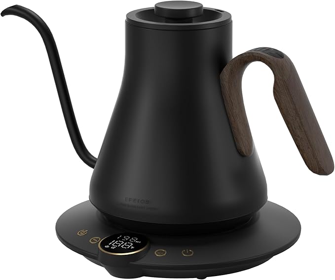 Gooseneck Electric Kettle with ±1℉ Temperature Control by Cocinare