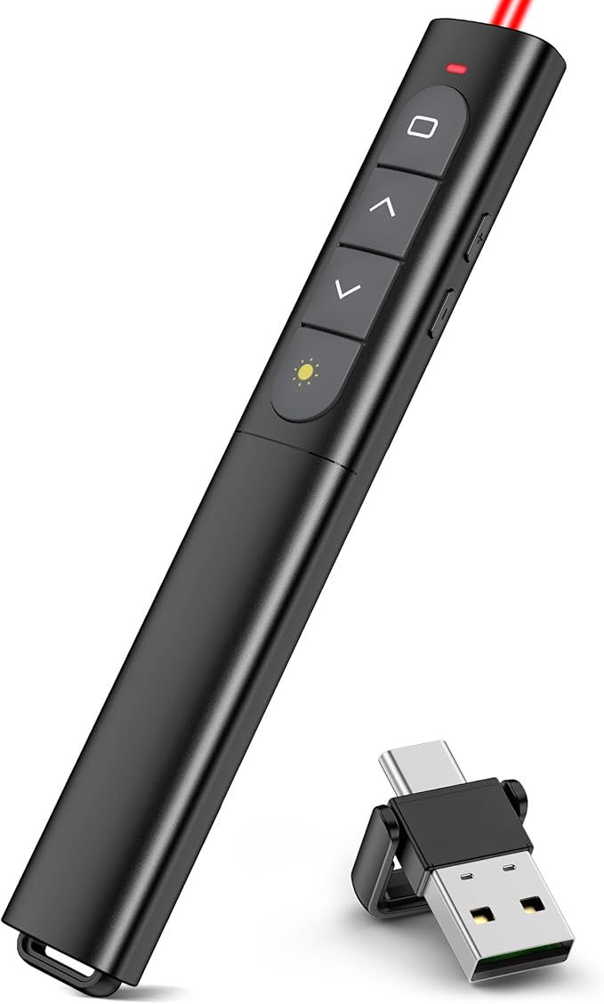 USB Type C Presentation Clicker by Fanxieast
