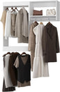 Modular Closet System, Wood Tower Closet Storage by Unknown