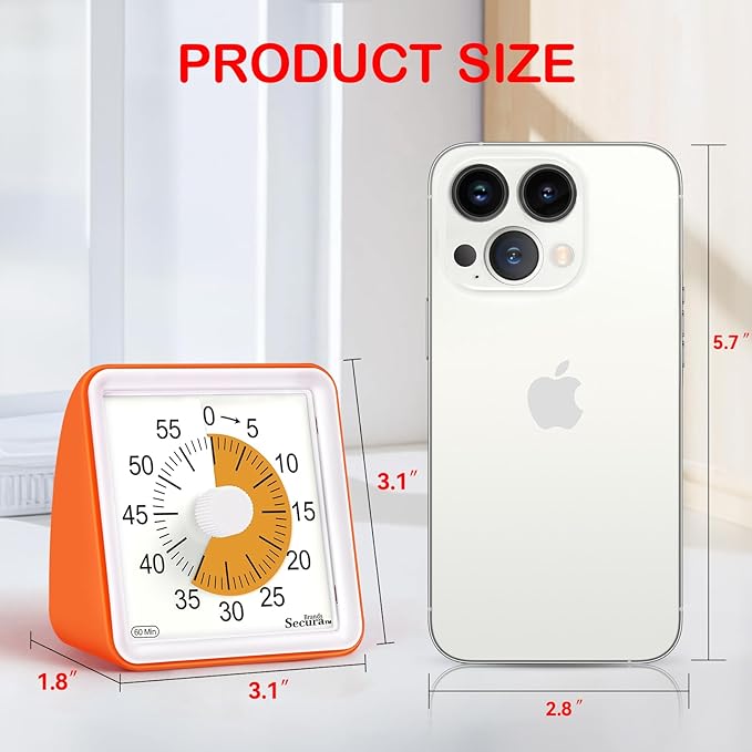 Secura 60 Minute Essential Visual Timer - Image 7