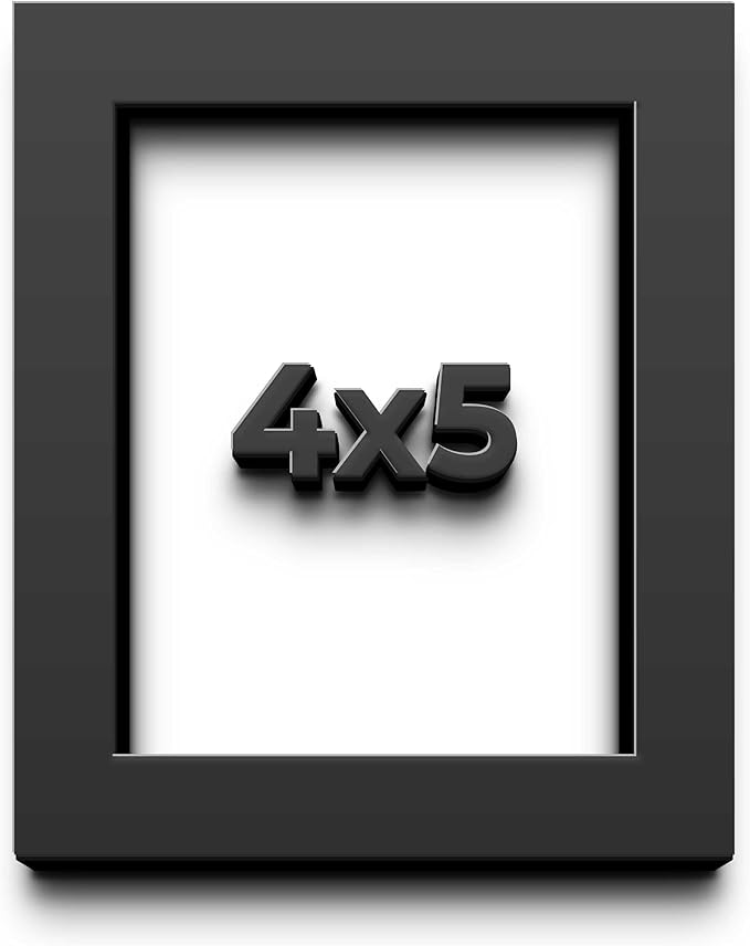 4x5 Black Shadow Box Frame by CustomPictureFrames