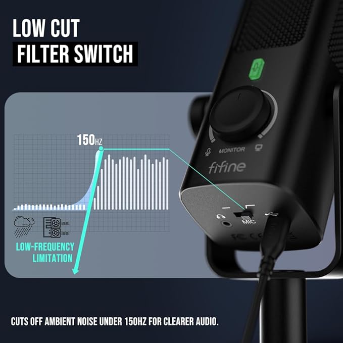FIFINE USB-Podcast-Condenser-Microphone - Image 5