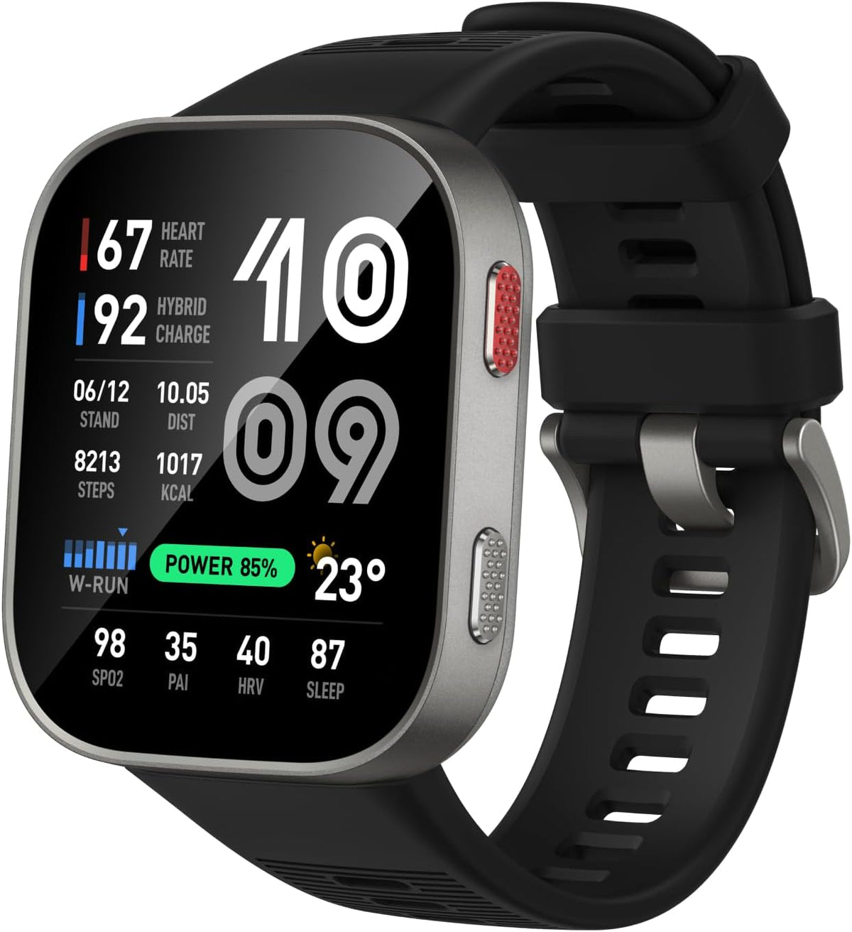amazfit bip max smart watch, 2.07" amoled display, main product view