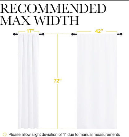 NICETOWN 50% Light Blocking Kitchen Curtains - Image 7
