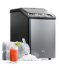 Ice Maker Nugget Countertop 40LBS Pebble Ice Machine, Quick Ice Making by WIE