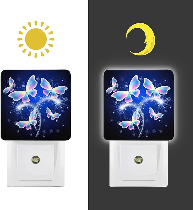 YKJAHSD Butterfly Night Light, Plug into Wall Decor Nightlights - Image 7