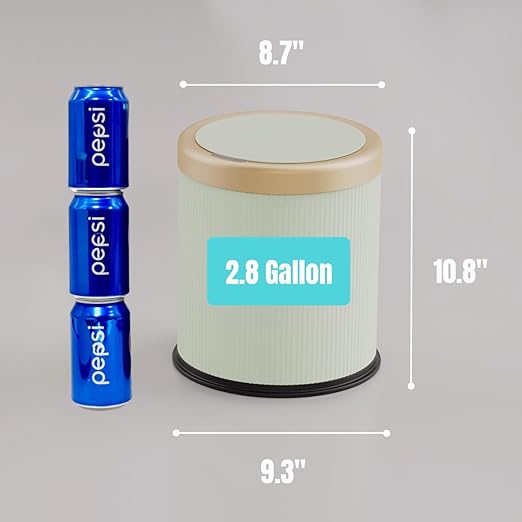 URALFA Automatic Motion Sensor Bathroom Trash Can - Image 6