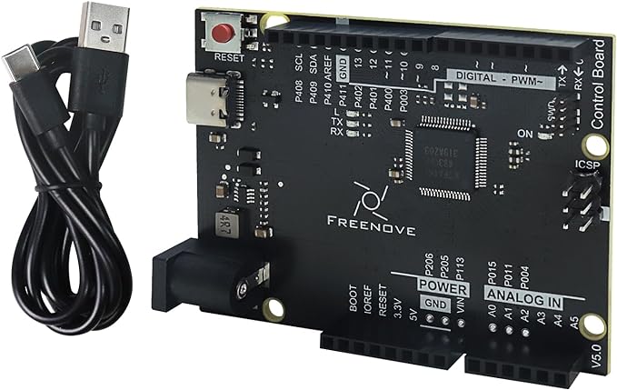 Freenove Control Board V5 Rev4 Mini, Arm Cortex-M4 Microcontroller, USB-C by Freenove