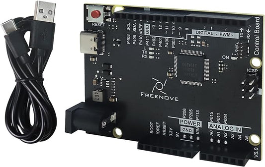 Freenove Control Board V5 Rev4 Mini, Arm Cortex-M4 Microcontroller, USB-C by Freenove