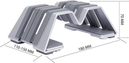 Adjustable Dual Vertical Laptop Stand - Image 5
