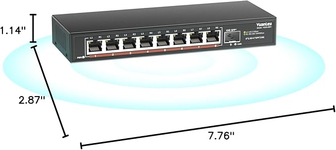 8 Port 2.5G Unmanaged Desktop Ethernet Switch - Image 8