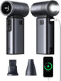 JISULIFE Portable Handheld Fan Ultra2 9000mAh, Max 25 Hrs, 5 IN 1, 100 Speed by LivechillStaycool
