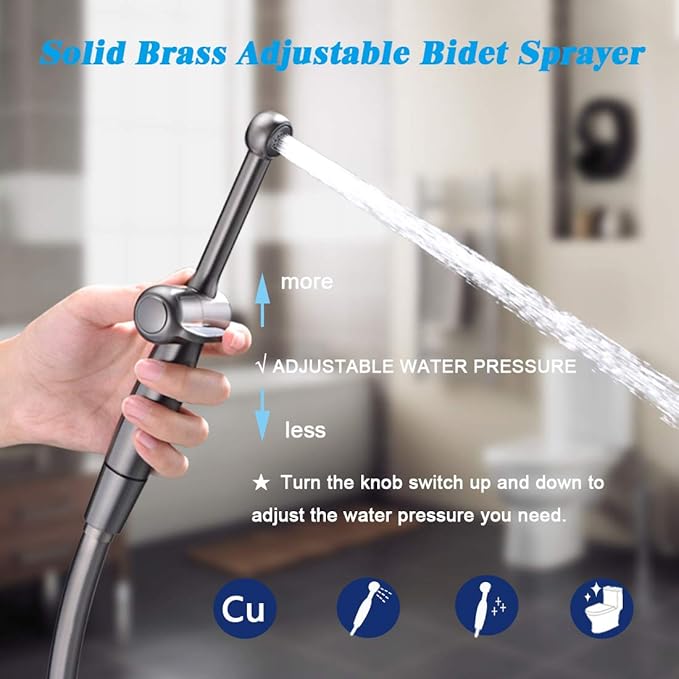 Handheld Bidet Toilet Sprayer, Cloth Diaper Sprayer - Image 4