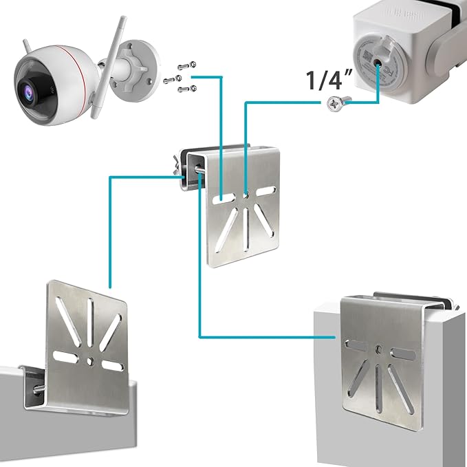 WiTi Gutter Mount Stainless Steel Bracket - Image 7