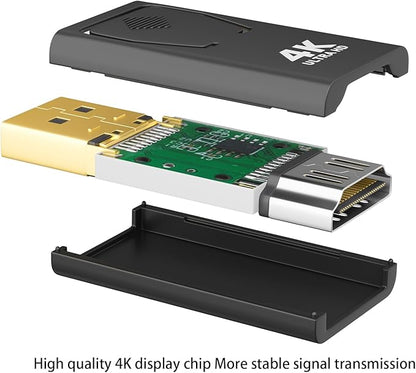 Mbiydeg DisplayPort to HDMI Adapter 4K 30Hz, Stable Signal - Image 7