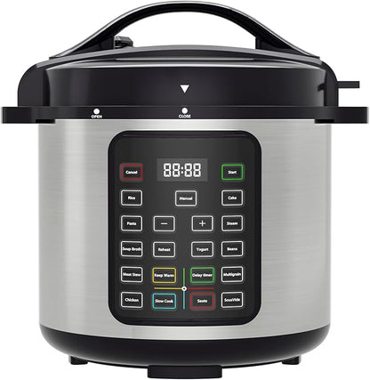 OLIXIS Electric Pressure Cooker 8 Quart Stainless Steel Multi Cooker Electric by OLIXIS