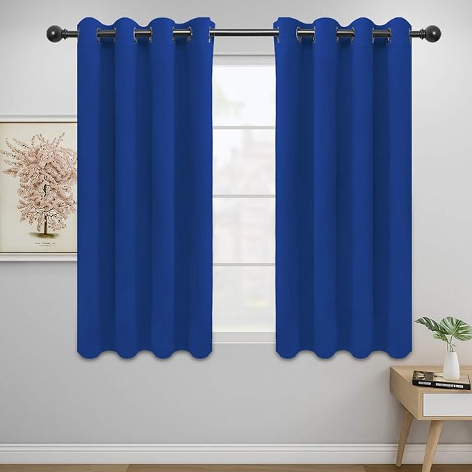 Easy-Going Blackout Curtains for Bedroom, Solid Thermal Insulated Grommet and by Easy-Going