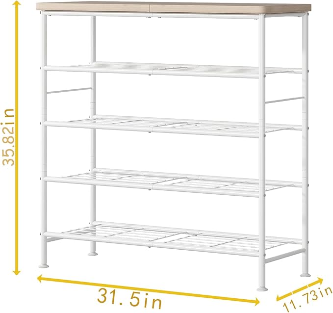 SUOERNUO Shoe Rack Organizer 5 Tier - Image 3