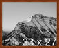 Frame It Easy 33 x 27 Russet Wood Frame by FrameItEasy