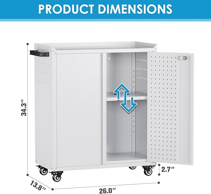 SUXXAN Metal Storage Cabinet - Image 2