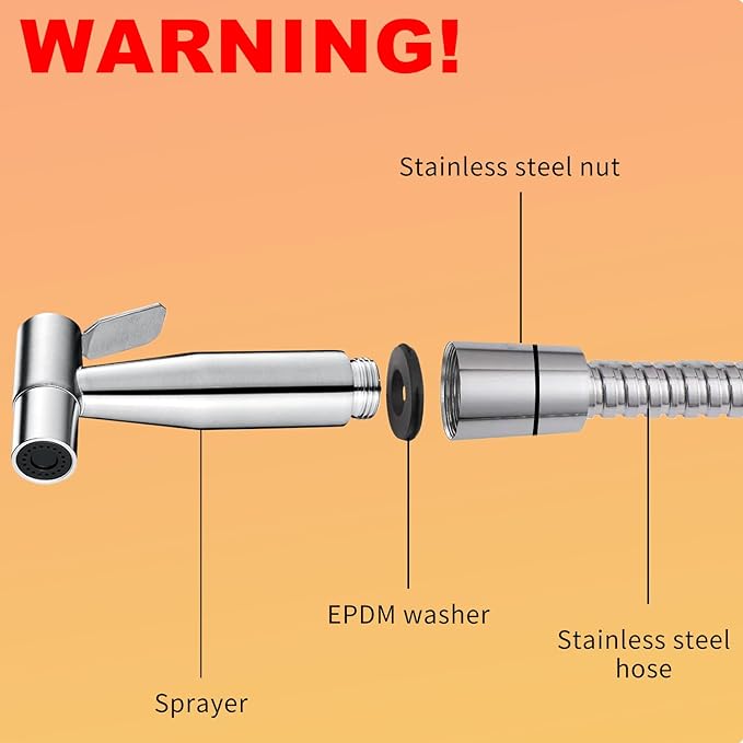 Bidet Sprayer – Handheld Jet Spray - Image 8