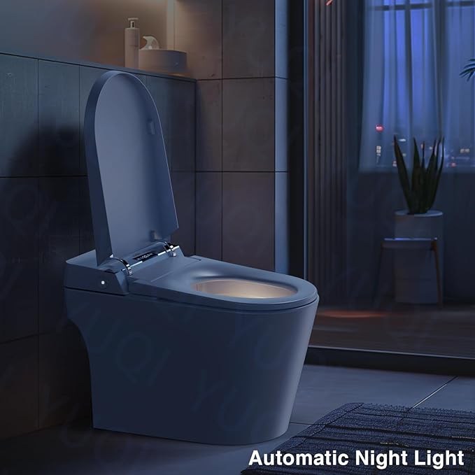 Smart Toilet with Heated Seat & Auto Flush, One Piece Tankless Elongated Bidet - Image 5