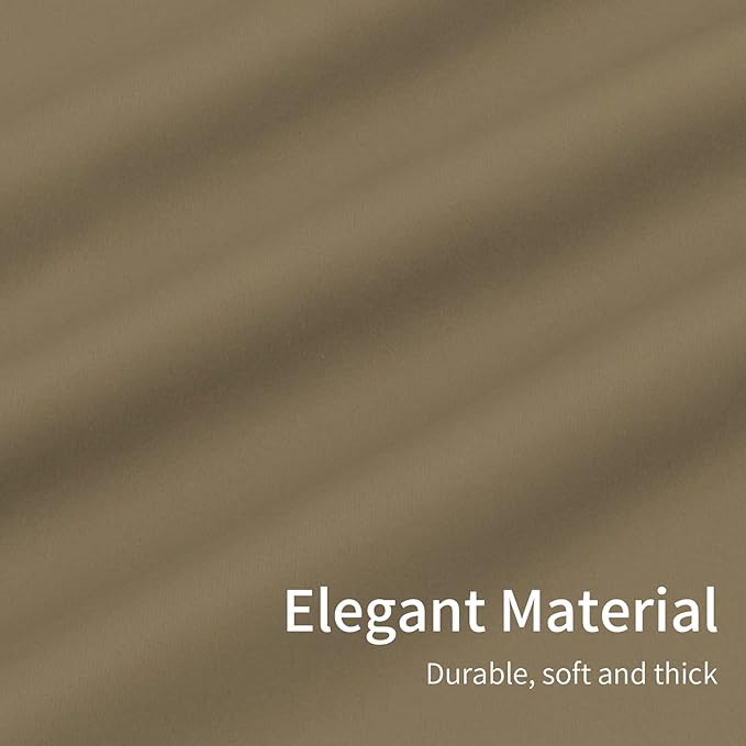 Easy-Going Blackout Curtains for Bedroom, Solid Thermal Insulated Grommet and - Image 6