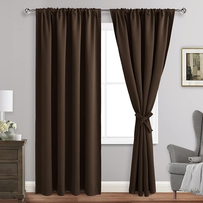 JIUZHEN Blackout Curtains for Bedroom by JIUZHEN
